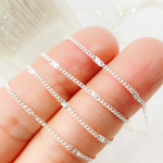Load image into Gallery viewer, 925 Sterling Silver Satellite Curb Link Chain