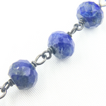 Load image into Gallery viewer, Lapis Lazuli Oxidized Wire Chain