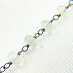 Load image into Gallery viewer, Siloni Moonstone Oxidized Wire Chain.