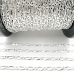 Load image into Gallery viewer, Sterling Silver Figaro Chain