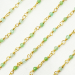 Load image into Gallery viewer, Chrysoprase Wire Wrap Chain