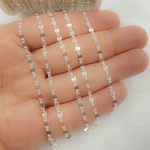 Load image into Gallery viewer, V185SS. Sterling Silver Flat Marina Link Chain