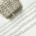 Load image into Gallery viewer, V194SS. Sterling Silver Smooth Oval Link Chain
