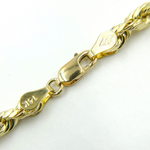 Load image into Gallery viewer, 14K Solid Gold Rope Necklace
