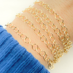 Load image into Gallery viewer, 14K Gold Filled Round Link Chain