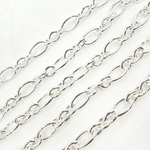 Load image into Gallery viewer, 925 Sterling Silver Smooth Oval and Round Link Chain