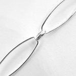 Load image into Gallery viewer, Black Rhodium Matt Sterling Silver Paperclip Chain