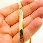 Load image into Gallery viewer, 040G2CPY4L001. 14K Solid Gold Herringbone Chain