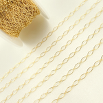 Load image into Gallery viewer, 14K Yellow Gold Filled Smooth Diamond and Round Link Chain