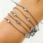 Load image into Gallery viewer, Cubic Zirconia Round Shape Connected Chain