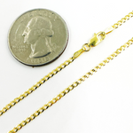 Load image into Gallery viewer, 14K Solid Gold Diamond Cut Marina Chain