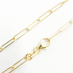 Load image into Gallery viewer, Solid Gold Paperclip Chain