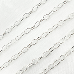 Load image into Gallery viewer, Sterling Silver Smooth Oval Link Chain