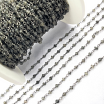 Load image into Gallery viewer, Black Moonstone Wire Chain