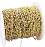 Load image into Gallery viewer, Pink Opal Gold Plated Wire Chain