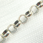 Load image into Gallery viewer, Oxidized Sterling Silver Rolo Chain