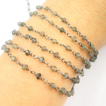 Load image into Gallery viewer, Black Moonstone Wire Chain