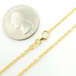 Load image into Gallery viewer, 14K Solid Gold Cable Chain