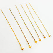 4005377B. 24 Gauge Gold-filled Ball 1.5 Inch Headpin