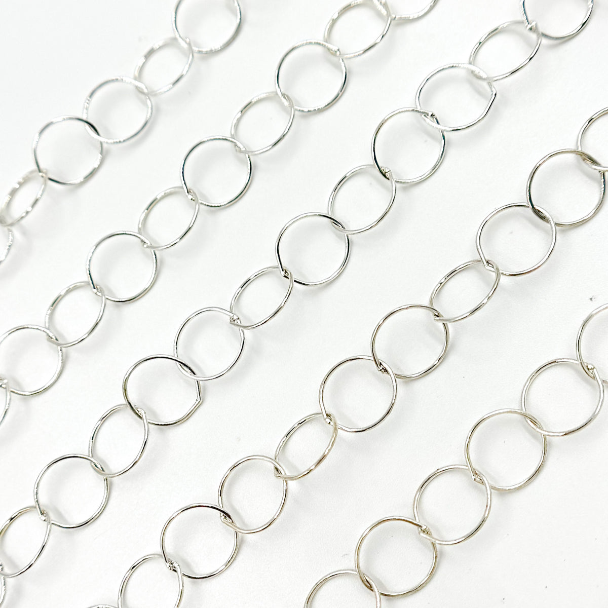 Sterling Silver Smooth Round Link Chain