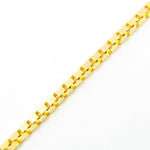 Load image into Gallery viewer, 073VED. 14K Solid Gold Box Link Chain