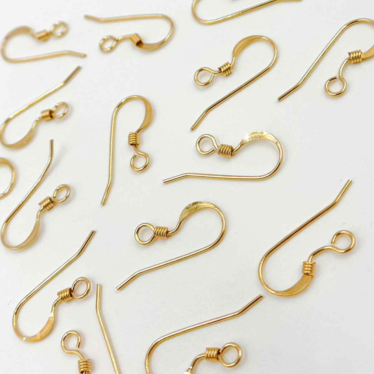 Gold-filled Ear Wire with Coil
