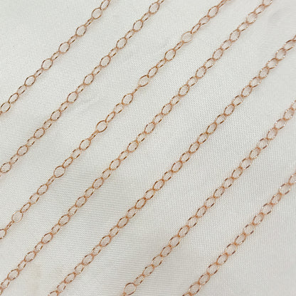 Rose Gold-Filled Smooth Cable Chain