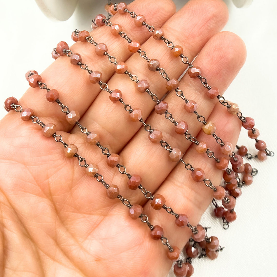 Coated Terracotta Quartz Wire Chain