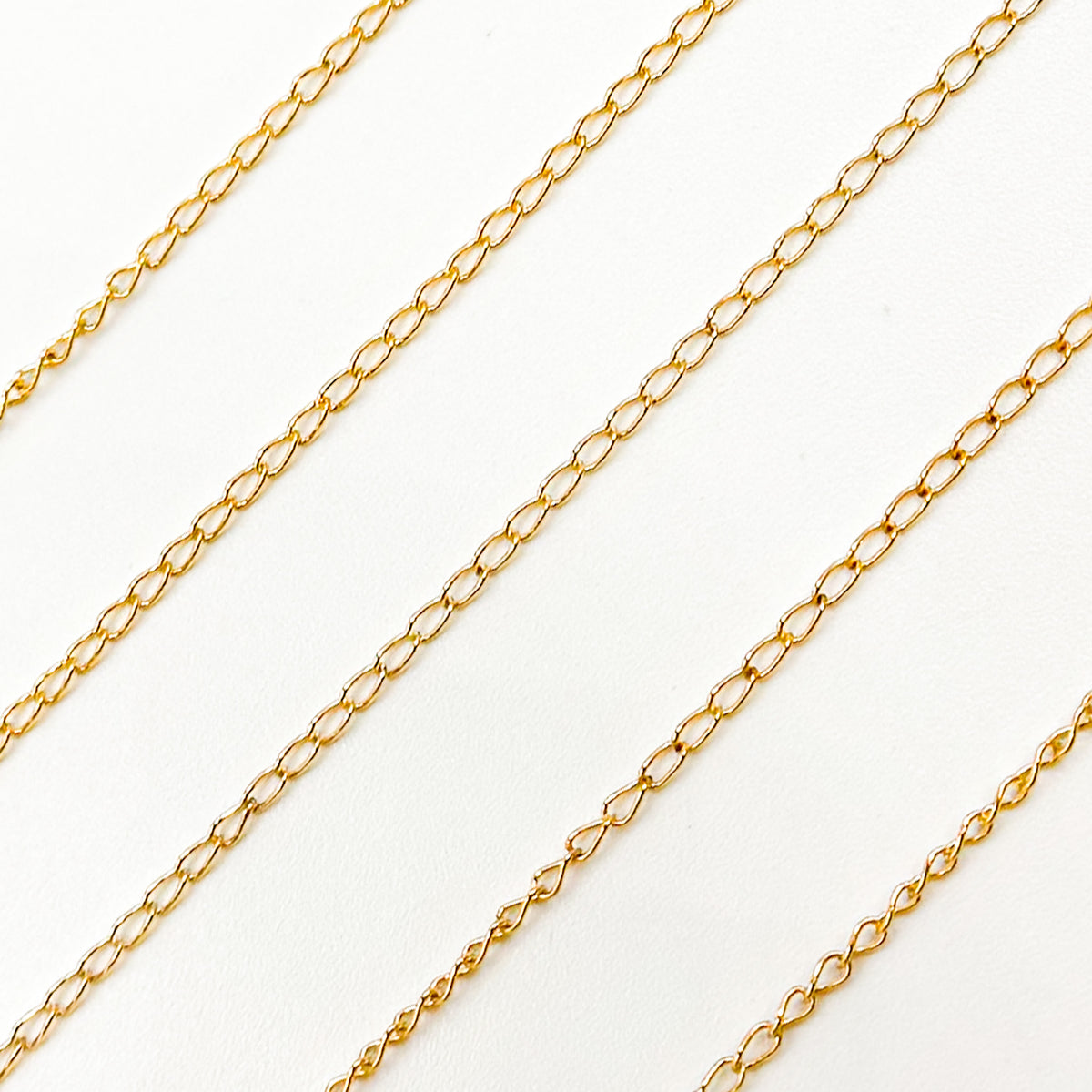 14K Gold Filled Curb Chain