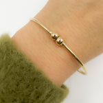 Load image into Gallery viewer, BNZ68617. 14K Solid Gold  Bangle