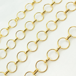 Load image into Gallery viewer, V156GP. Gold Plated 925 Sterling Silver Round Links Chain