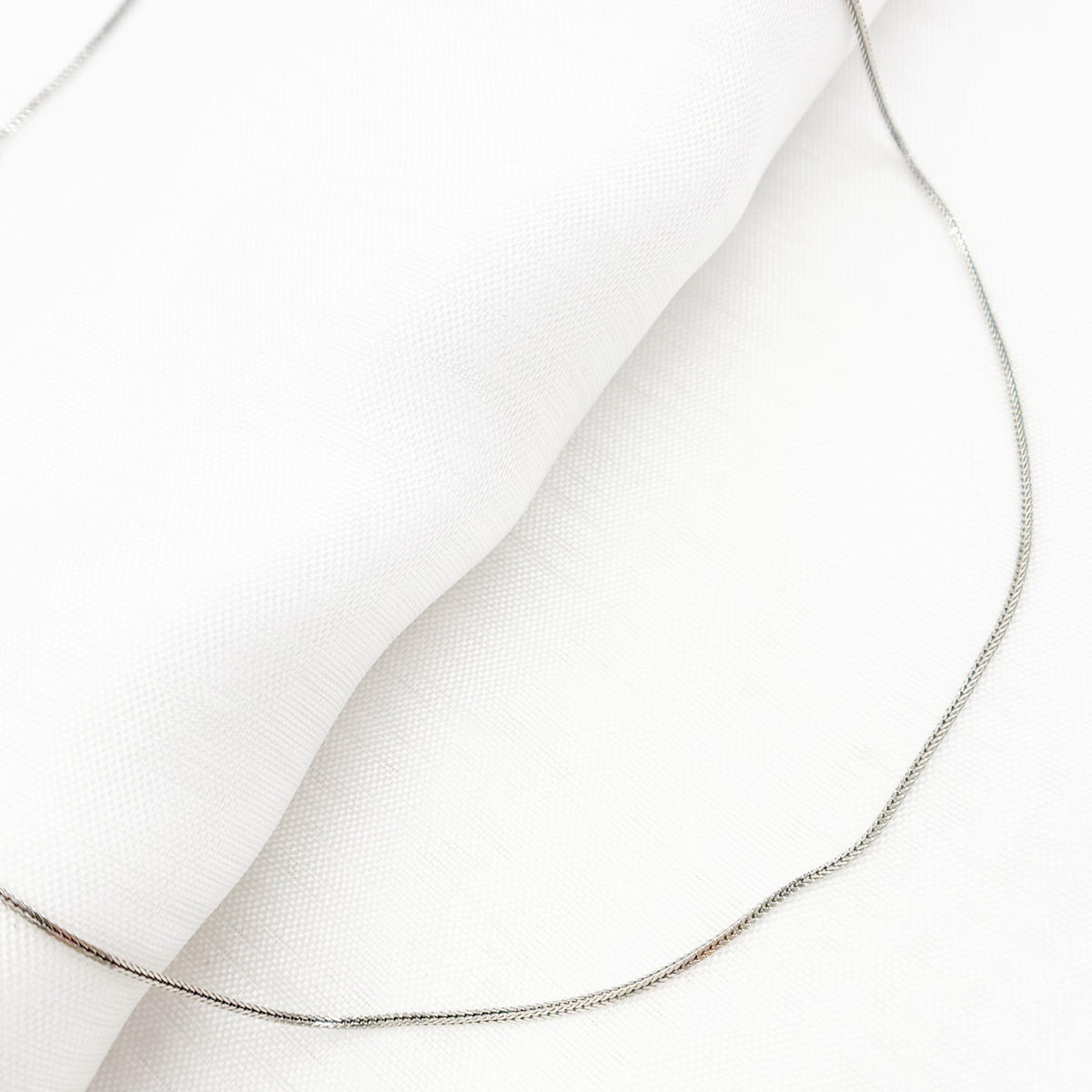 Oxidized Sterling Silver Wheat Necklace