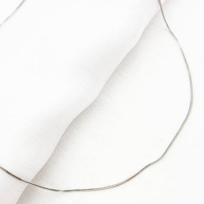 Oxidized Sterling Silver Wheat Necklace