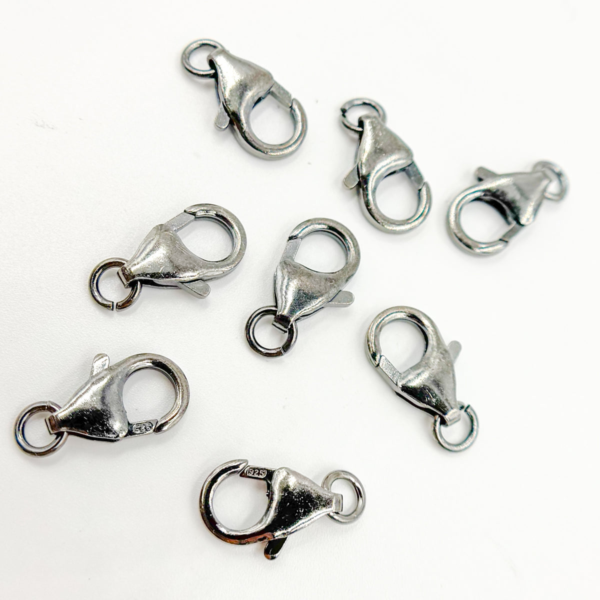 12MM Black Rhodium Trigger Clasp