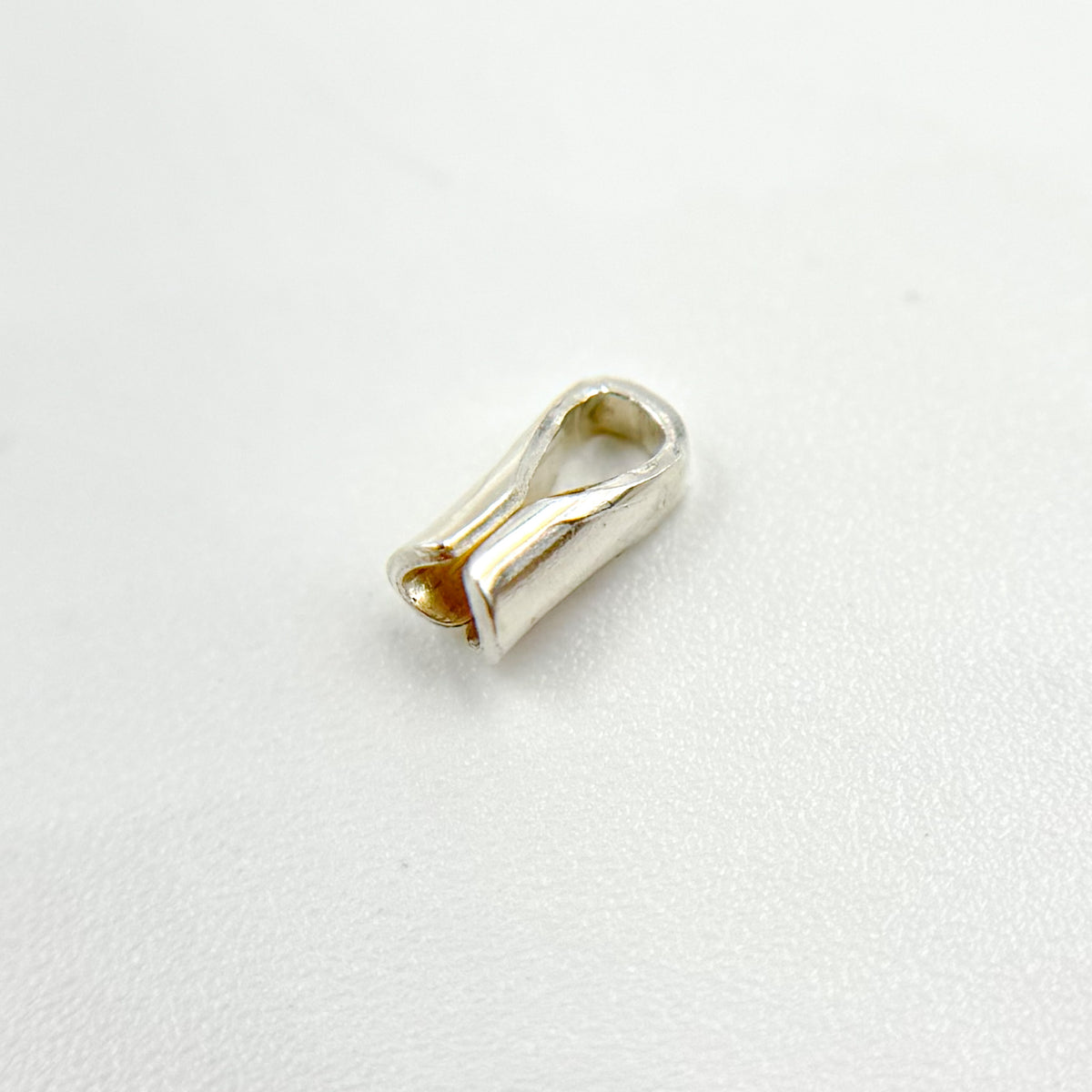 2MM White Sterling Silver End Cap