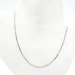 Load image into Gallery viewer, TRE005. 14k Solid White Gold Wheat Chain
