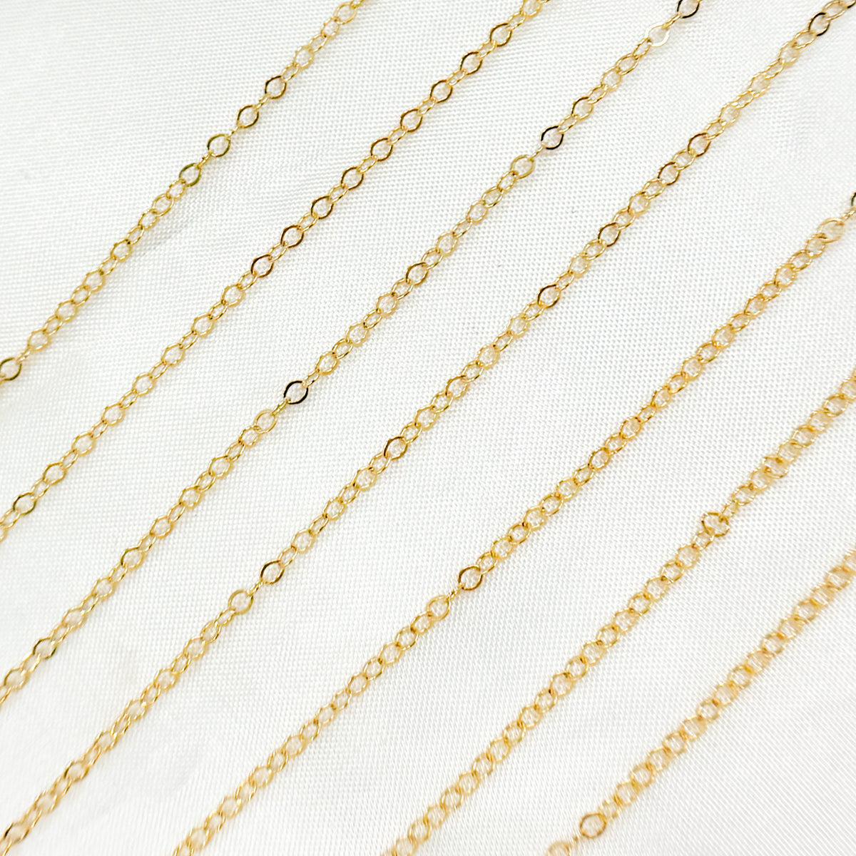 14K Gold Filled Circle Link Chain