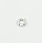 Load image into Gallery viewer, HJR8SS. Sterling Silver 8mm Hammered Open Jump Ring
