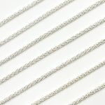 Load image into Gallery viewer, Sterling Silver Wheat Chain
