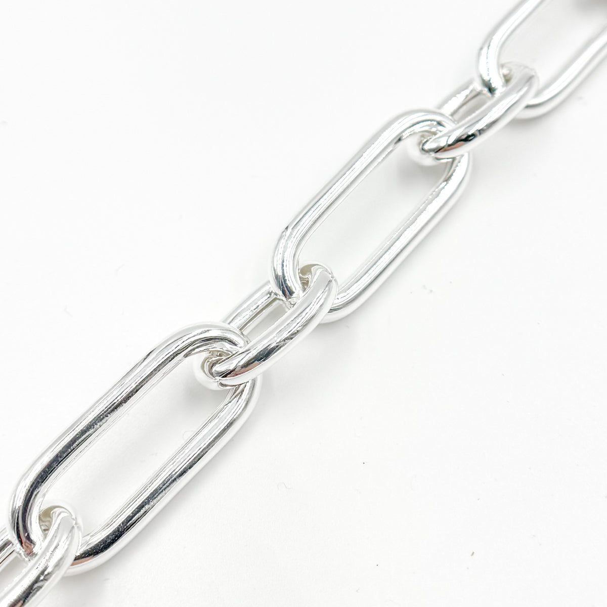 Sterling Silver Smooth Long & Short Links Chain