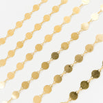 Load image into Gallery viewer, V65GF. 14K Gold Filled Disc Chain