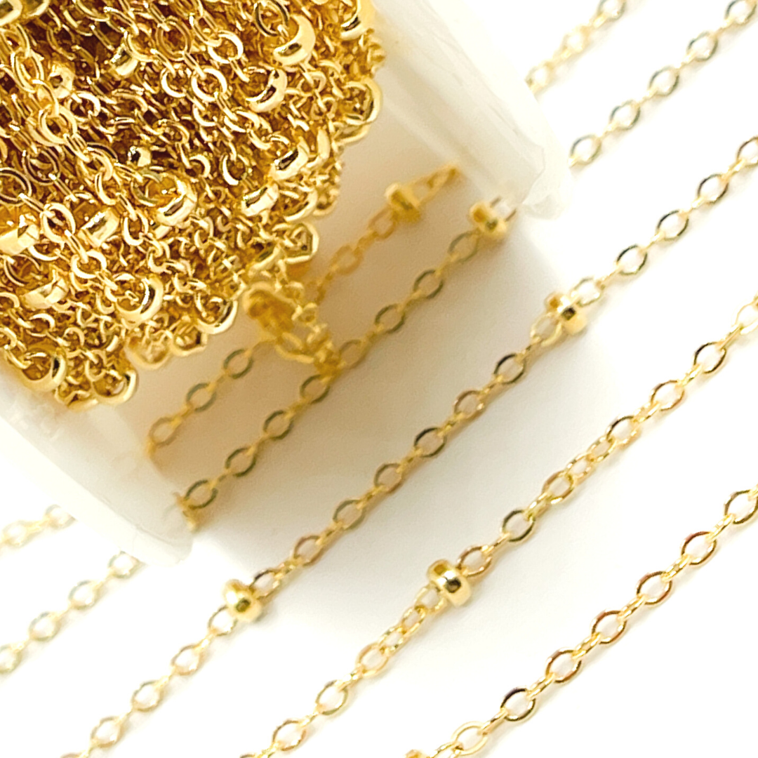 1381GF. 14K Gold Filled Ball Satellite Chain