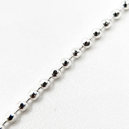 Sterling Silver Diamond Cut Ball Chain