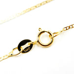 Load image into Gallery viewer, 14k Solid Gold Flat Marina Link Chain