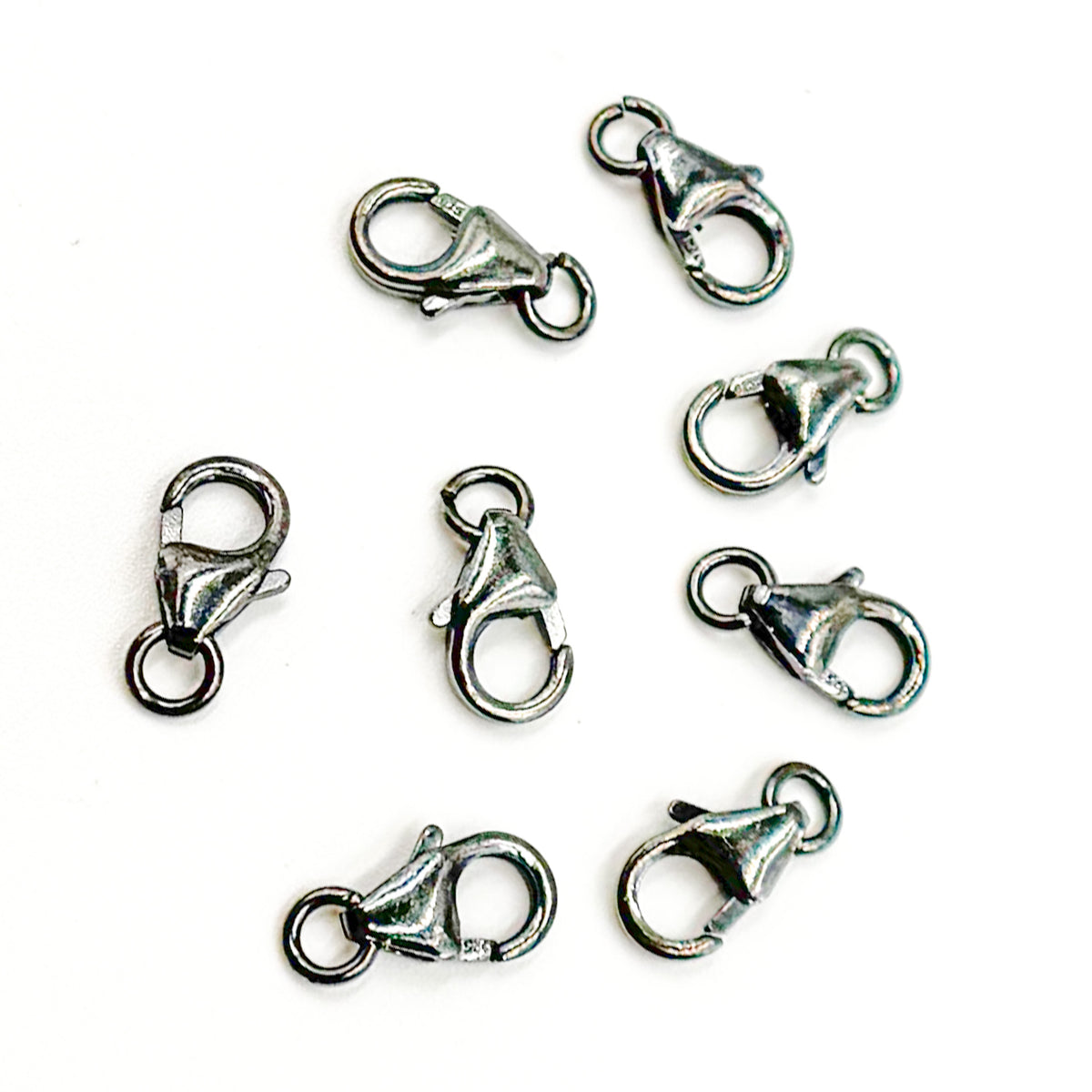12MM Black Rhodium Trigger Clasp