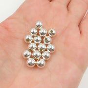 7MM Sterling Silver Seamless Beads