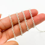Load image into Gallery viewer, 925 Silver Rope Chain
