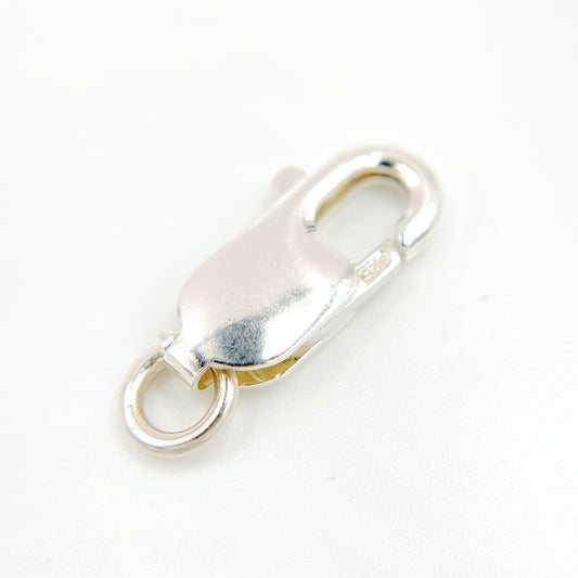 0925LC3SS. 14MM White Silver Lobster Clasp