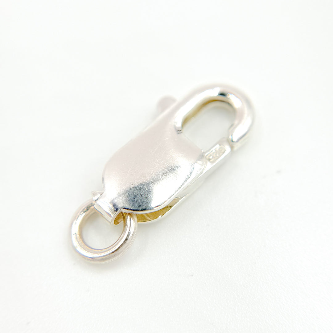 0925LC3SS. 14MM White Silver Lobster Clasp