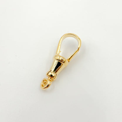 17MM Gold-plated Sterling Silver Swivel Clasp